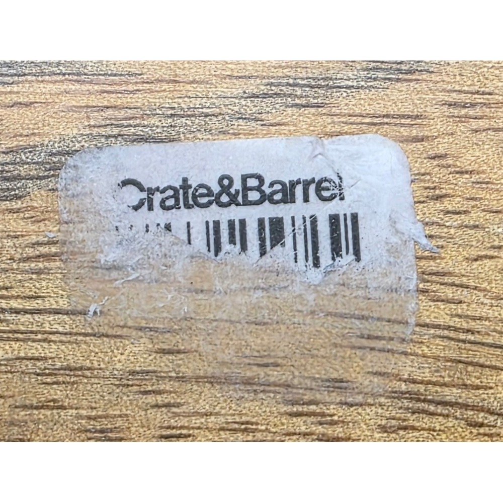 Crate Barrel Beck Mango Wood Metal Napkin Holder Rustic Rose Gold Minimalist - Picture 3 of 4